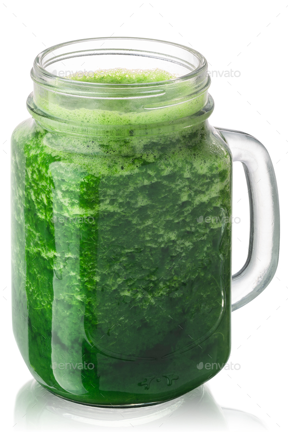 Wheatgrass juice jar, paths Stock Photo by maxsol7 PhotoDune